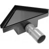 Mexen Flat-T M13 triangular floor drain 20 x 20 cm, black - 1710320