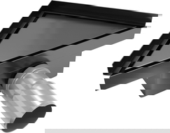 Mexen Flat-T M13 drain de sol triangulaire 20 x 20 cm, noir - 1710320