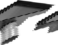 Mexen Flat-T M13 τριγωνική επιδαπέδια υποδοχή 20 x 20 cm, μαύρη - 1710320