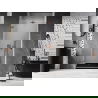 Mexen Lunar-B scharnierende douchedeur links 100 cm, transparant, roze goud - 832-100-000-60-00-L