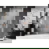 Mexen Lunar-B scharnierende douchedeur links 100 cm, transparant, roze goud - 832-100-000-60-00-L