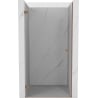 Mexen Lunar-B, left-side hinged shower door, 70 cm, transparent, brushed copper - 832-070-000-65-00-L