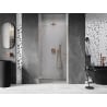 Mexen Lunar-B porte de douche pivotante gauche 70 cm, transparent, cuivre brossé - 832-070-000-65-00-L