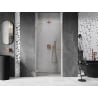 Mexen Lunar-B porte de douche pivotante gauche 70 cm, transparent, cuivre brossé - 832-070-000-65-00-L