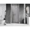 Mexen Lunar L porte de douche pivotante droite 125 cm, transparent, chrome - 834L-125-000-01-00-P