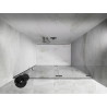 Mexen Lunar L dušiuksed, parempoolsed, 135 cm, läbipaistev, kroom - 834L-135-000-01-00-P