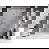 Mexen Lunar L Duschabtrennung, rechte Schwingtür, 135 cm, transparent, Chrom - 834L-135-000-01-00-P