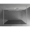 Mexen Kioto freistehende Duschwand 120 x 200 cm, Graphit 8 mm, Weiß - 800-120-002-20-40