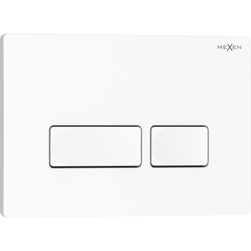 Mexen Tex 04 bouton de rinçage, blanc brillant - 6104-01