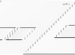 Mexen Tex 04 skalošanas poga, balta glancēta - 6104-01