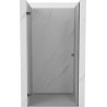 Mexen Lunar-B dušiuksed vasak 90 cm, läbipaistev, harjatud püssihall - 832-090-000-66-00-L
