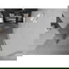 Mexen Kioto vrijstaande douchewand 100 x 200 cm, spiegel 8 mm, wit - 800-100-002-20-50