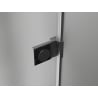 Mexen Lunar-B dušiuksed vasak 90 cm, läbipaistev, harjatud püssihall - 832-090-000-66-00-L