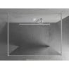 Mexen Kioto vabalt seisev dušisein 100 x 200 cm, peegel 8 mm, valge - 800-100-002-20-50