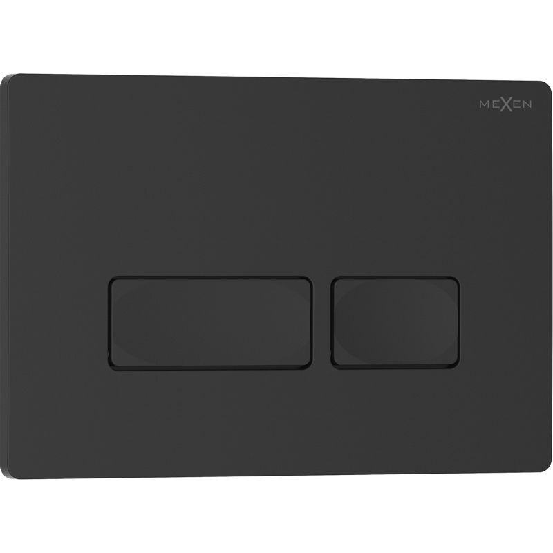 Mexen Tex 04 botão de descarga, preto mate - 6104-02