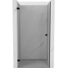 Mexen Lunar-B drzwi prysznicowe uchylne lewe 70 cm, transparent, czarne - 832-070-000-70-00-L