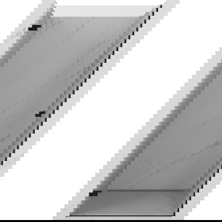 Mexen Lunar-B Duschdichttür, links angeschlagen, 75 cm, transparent, schwarz - 832-075-000-70-00-L