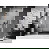Mexen Lunar-B Duschdichttür, links angeschlagen, 75 cm, transparent, schwarz - 832-075-000-70-00-L