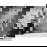 Mexen Lunar-B Duschdichttür, links angeschlagen, 75 cm, transparent, schwarz - 832-075-000-70-00-L
