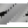 Mexen Lunar-B Duschdichttür, links angeschlagen, 75 cm, transparent, schwarz - 832-075-000-70-00-L
