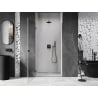 Mexen Lunar-B porte de douche pivotante gauche 85 cm, transparent, noir - 832-085-000-70-00-L