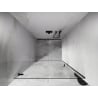 Mexen Lunar-B drzwi prysznicowe uchylne lewe 90 cm, transparent, czarne - 832-090-000-70-00-L