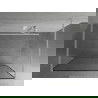 Mexen Kioto freistehende Duschwand 100 x 200 cm, schwarzer Rahmen 8 mm, weiß - 800-100-002-20-70