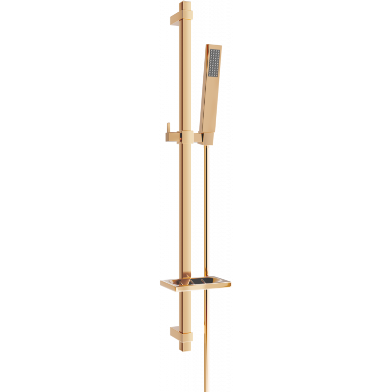 Mexen DQ00 justerbart duschset, roséguld - 785004581-60