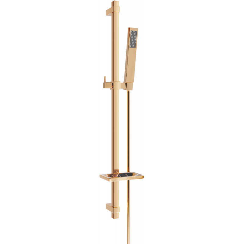 Mexen DQ00 sliding shower set, rose gold - 785004581-60