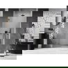 Mexen Lunar-B draaideur voor douche links 90 cm, transparant, gun metal - 832-090-000-95-00-L