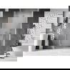 Mexen Lunar-B Duschfaltüren links ausgerichtet 60 cm, transparent, gebürsteter Nickel - 832-060-000-97-00-L