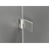 Mexen Lunar-B Shower Door Hinged Left 70 cm, Transparent, Brushed Nickel - 832-070-000-97-00-L