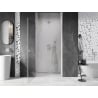 Mexen Lunar-B shower door hinged left 80 cm, transparent, brushed nickel - 832-080-000-97-00-L