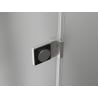 Mexen Lunar-B Duschdrehtür links 80 cm, transparent, gebürsteter Nickel - 832-080-000-97-00-L