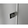 Mexen Lunar-B Duschdrehtür links 80 cm, transparent, gebürsteter Nickel - 832-080-000-97-00-L