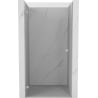 Mexen Lunar-B Left Hinged Shower Door 85 cm, Transparent, Brushed Nickel - 832-085-000-97-00-L