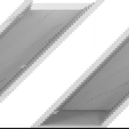 Mexen Lunar-B Duschdrehtür links 95 cm, transparent, gebürstetes Nickel - 832-095-000-97-00-L