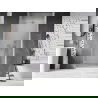 Mexen Lunar-B Duschdrehtür links 95 cm, transparent, gebürstetes Nickel - 832-095-000-97-00-L