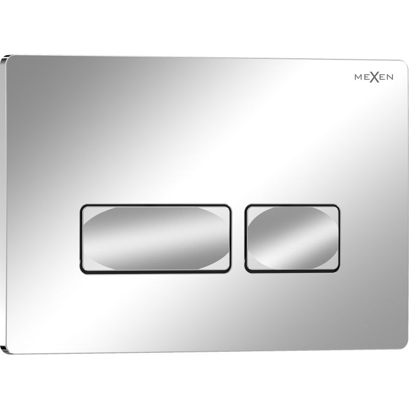 Mexen Tex 04 spolningsknapp, blank krom - 6104-03