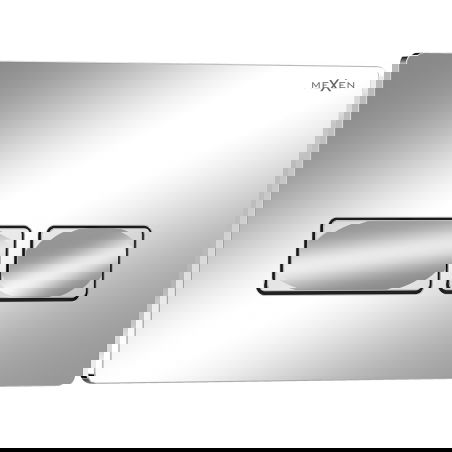 Mexen Tex 04 spolningsknapp, blank krom - 6104-03