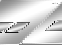 Mexen Tex 04 splakovalni gumb, svetlikajoči krom - 6104-03