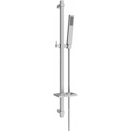 Mexen DQ00 zestaw prysznicowy suwany, gun gray szczotkowany - 785004581-66