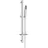 Mexen DQ00 sliding shower set, brushed gun gray - 785004581-66