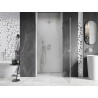 Mexen Lunar-B dušiuksed, parempoolsed 80 cm, läbipaistvad, kroom - 832-080-000-01-00-P