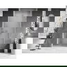 Mexen Lunar-B glazen douchedeur openslaand rechts 90 cm, transparant, chroom - 832-090-000-01-00-P