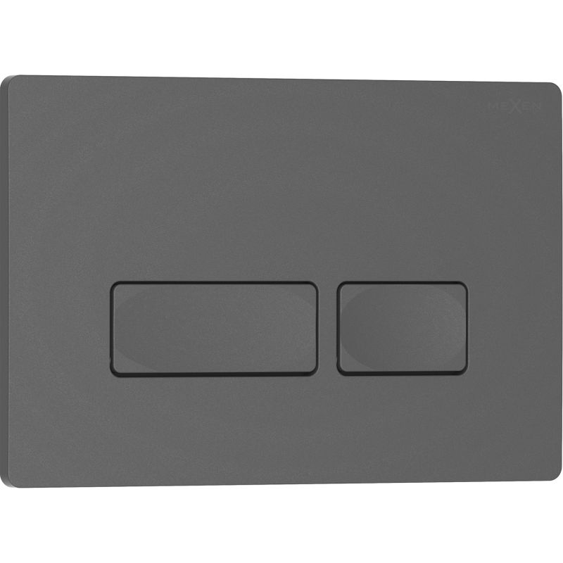 Mexen Tex 04 pulsante di sciacquone, grigio - 6104-05