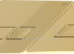 Bouton de rinçage Mexen Tex 04, doré - 6104-06
