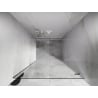 Mexen Lunar-B porte de douche pivotante droite 60 cm, transparent, blanc - 832-060-000-20-00-P
