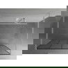 Mexen Kioto freistehende Duschwand 130 x 200 cm, schwarzes Gitter 8 mm, weiß - 800-130-002-20-77