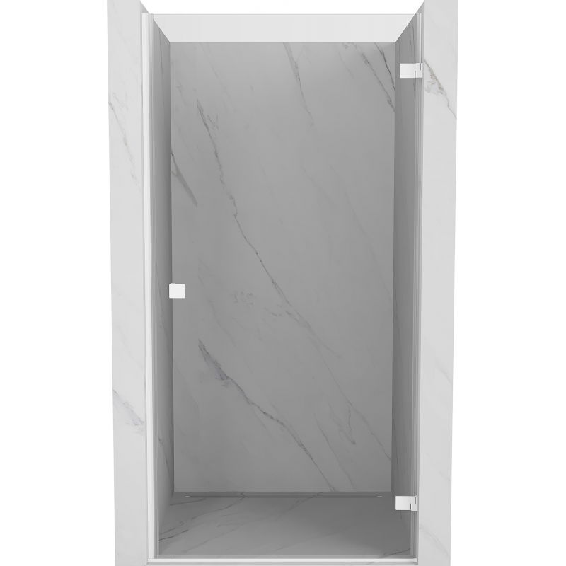 Mexen Lunar-B Duschdrehtür rechts 100 cm, transparent, weiß - 832-100-000-20-00-P